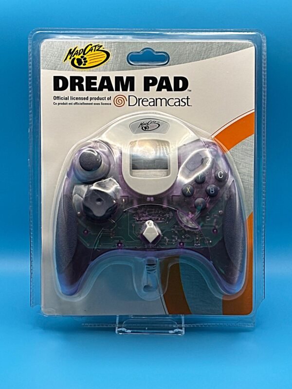 Mad Catz Dream Pad, Translucent Purple, NIB (Sega Dreamcast)