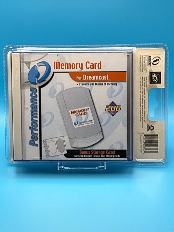 Performance Dreamcast Memory Unit, Translucent Red, 200 Blocks, Hardshell Case, NIB (Sega Dreamcast) - Image 3