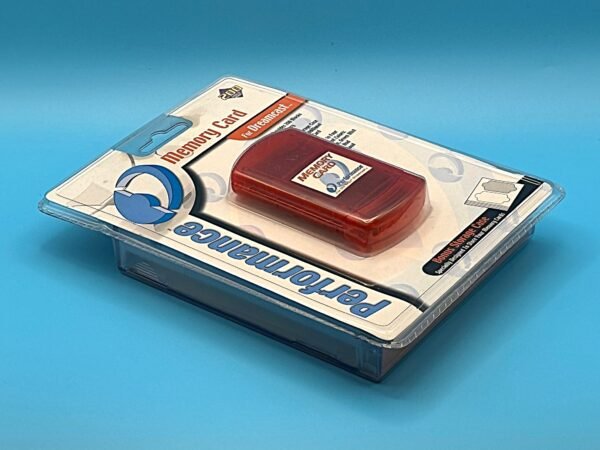 Performance Dreamcast Memory Unit, Translucent Red, 200 Blocks, Hardshell Case, NIB (Sega Dreamcast) - Image 4