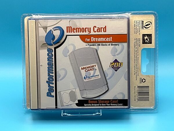 Performance Dreamcast Memory Unit, Translucent Green, 200 Blocks, Hardshell Case, NIB (Sega Dreamcast) - Image 3