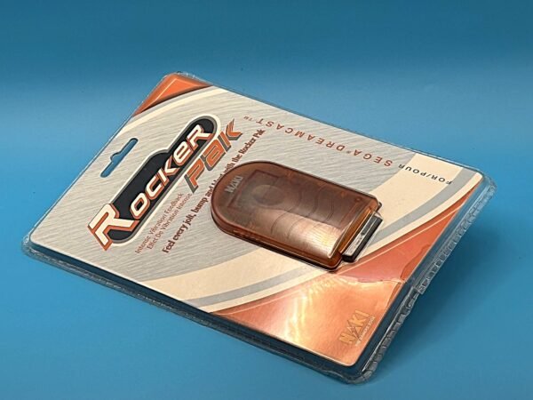Naki Rocker Pack, Rumble Pack, Translucent Orange, NIB (Sega Dreamcast) - Image 2