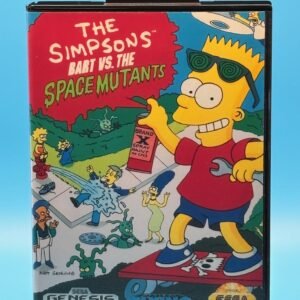 The Simpson: Bart vs. the Space Mutants (OEM Cart, Repro Box)(Genesis)