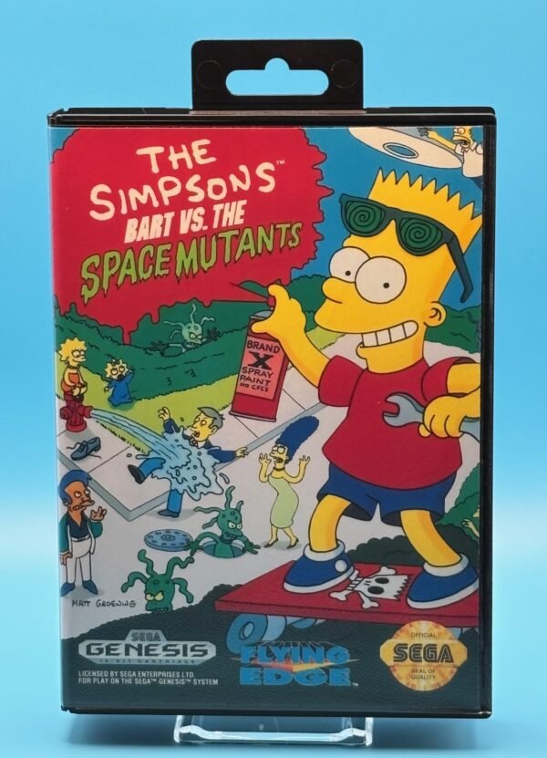 The Simpson: Bart vs. the Space Mutants (OEM Cart, Repro Box)(Genesis)