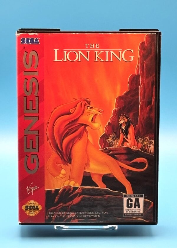 Lion King (OEM Cart, Box, Cover)(Genesis)