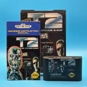 T2 The Arcade Game (OEM Cart, Box, Cover, Manual)(Genesis)