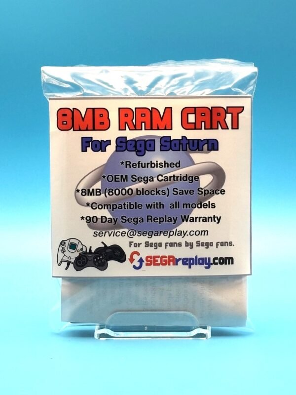 4M Backup RAM Cartridge (Backup Save Memory)(8000 Blocks)(OEM)(Saturn) - Image 3