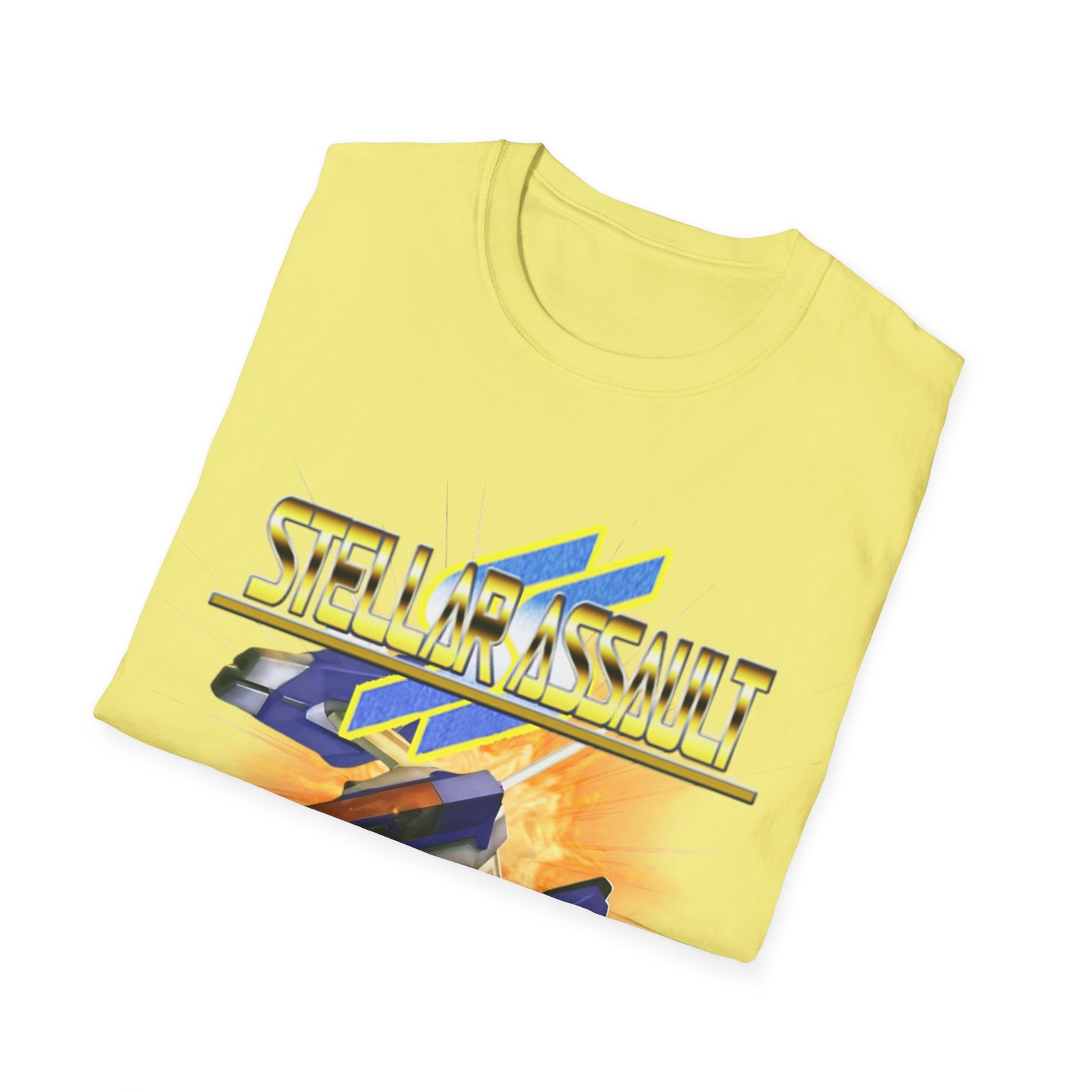 Stellar Assault SS, Sega Saturn, Unisex Softstyle T-Shirt - Image 32