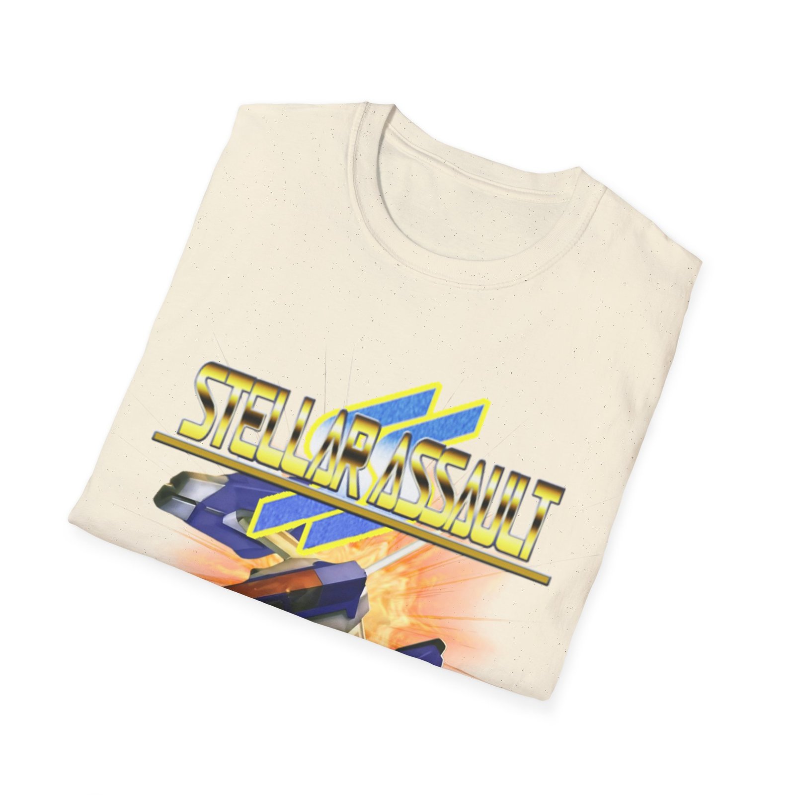 Stellar Assault SS, Sega Saturn, Unisex Softstyle T-Shirt - Image 44