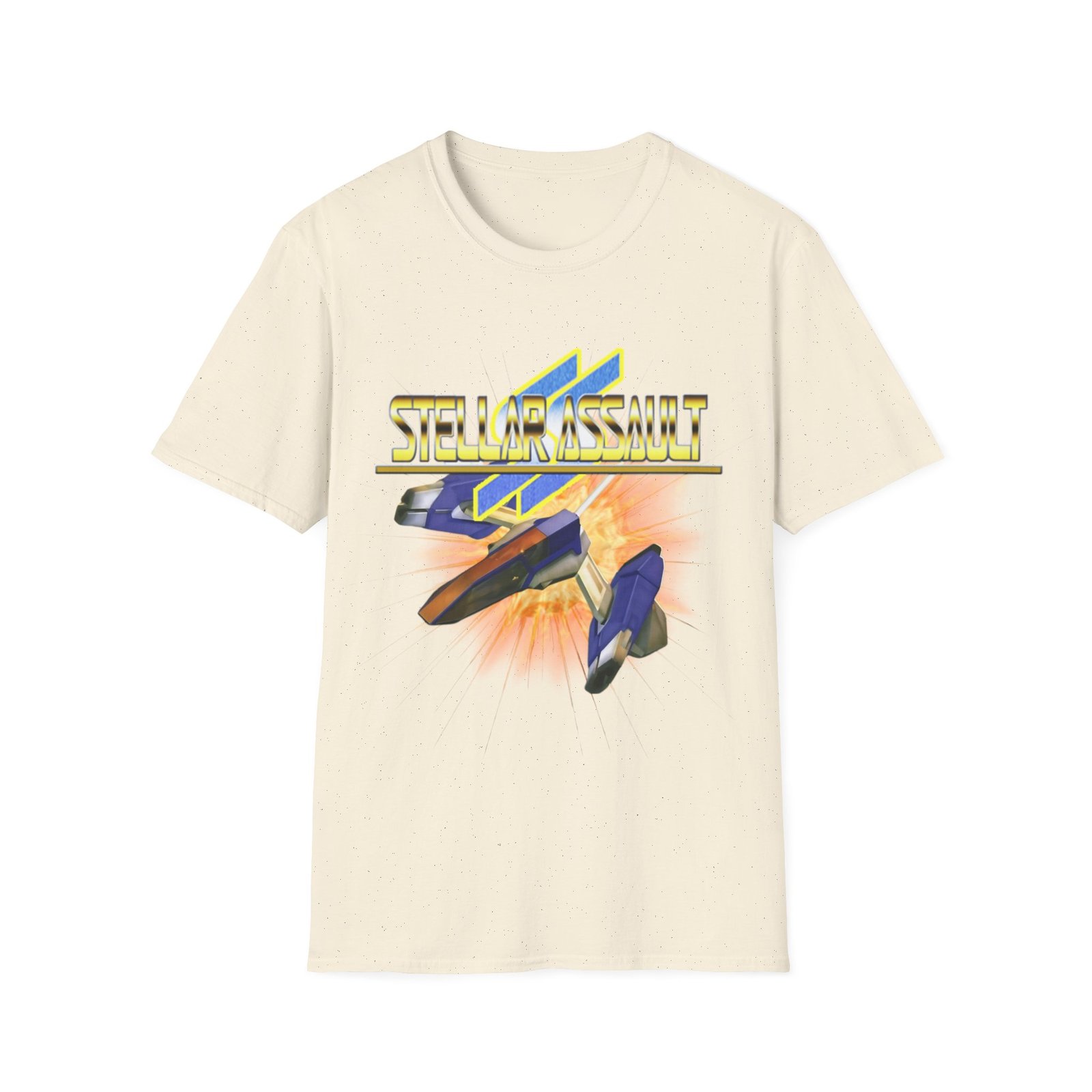 Stellar Assault SS, Sega Saturn, Unisex Softstyle T-Shirt - Image 41