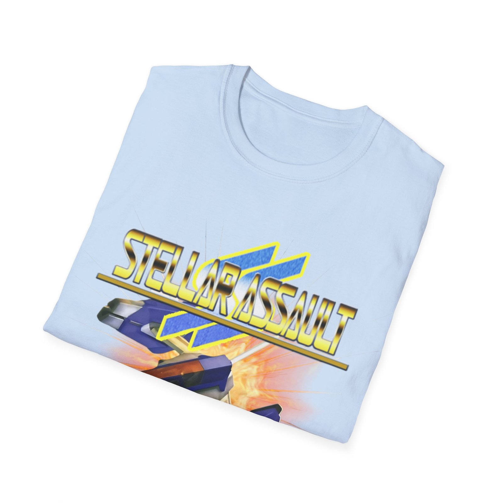 Stellar Assault SS, Sega Saturn, Unisex Softstyle T-Shirt - Image 60