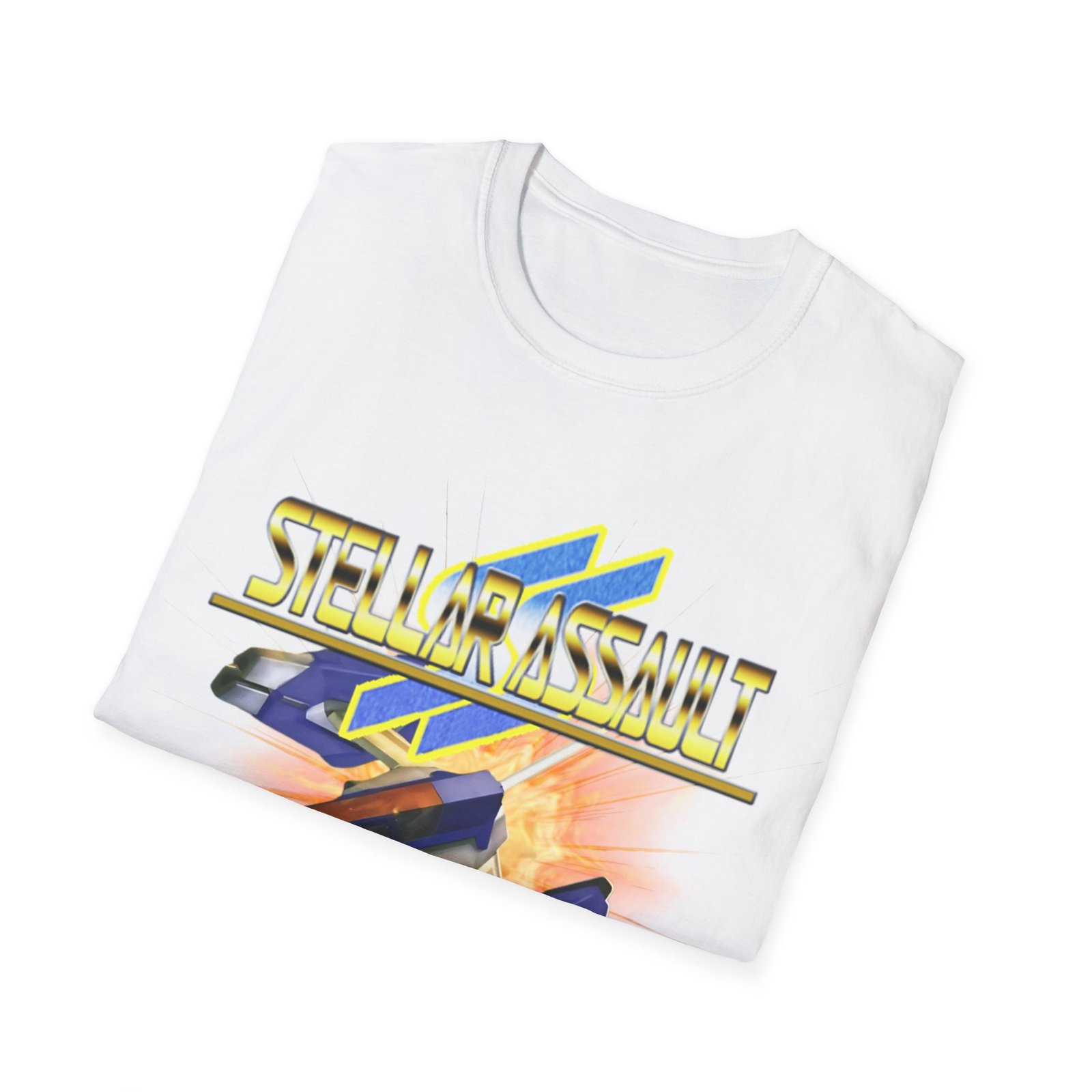 Stellar Assault SS, Sega Saturn, Unisex Softstyle T-Shirt - Image 24