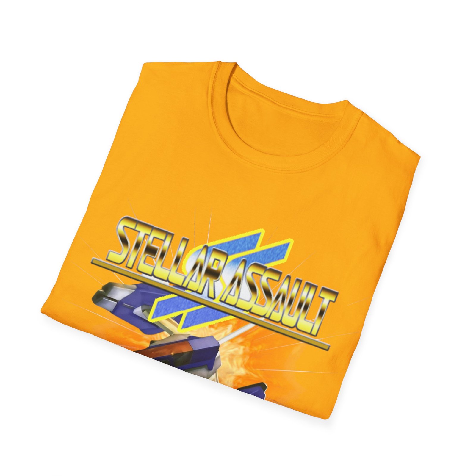 Stellar Assault SS, Sega Saturn, Unisex Softstyle T-Shirt - Image 52