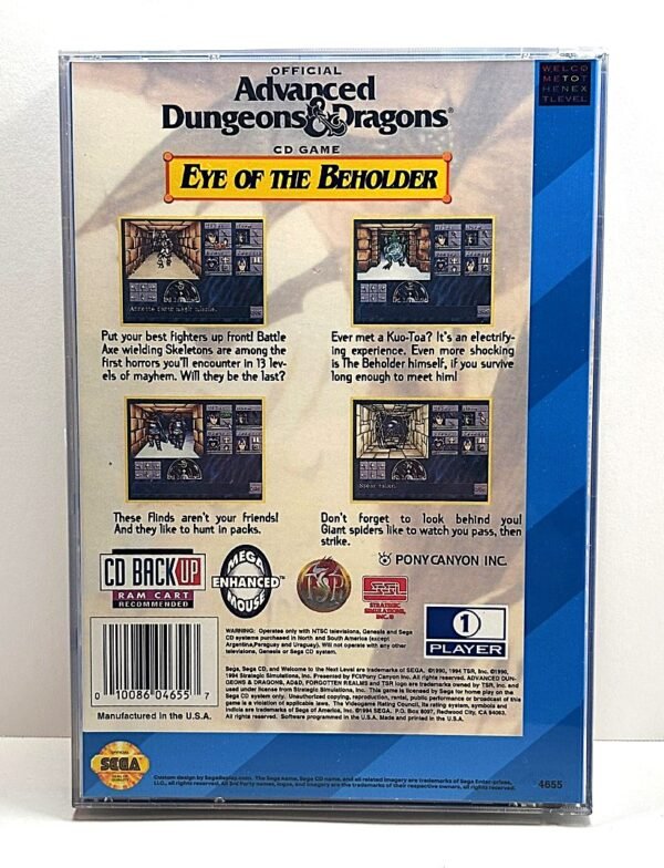 Advanced Dungeons and Dragons: Eye of the Beholder (Sega CD) - Image 2