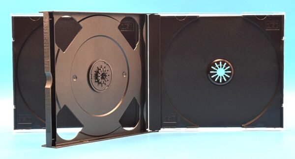 Japanese Sega Saturn Replacement Quad Disc (2,3, or 4) Jewel Case, OEM Style, NEW (Saturn) - Image 3