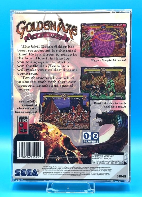 Golden Axe the Duel (Saturn) - Image 2