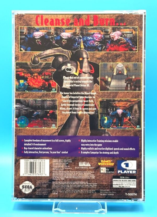 Space Hulk: Vengeance of the Blood Angels, Warhammer 40k (Saturn) - Image 2
