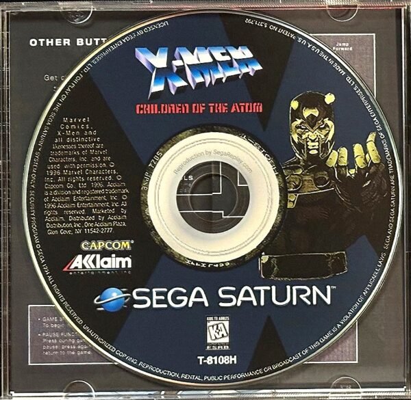 X-Men Children of the Atom, Custom Jewel Case (Saturn) - Image 3