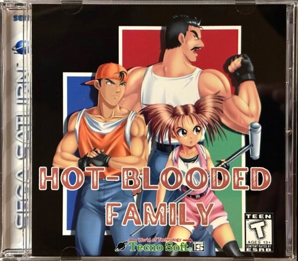 Hot-Blooded Family (Nekketsu Oyako), Custom Jewel Case (Saturn)
