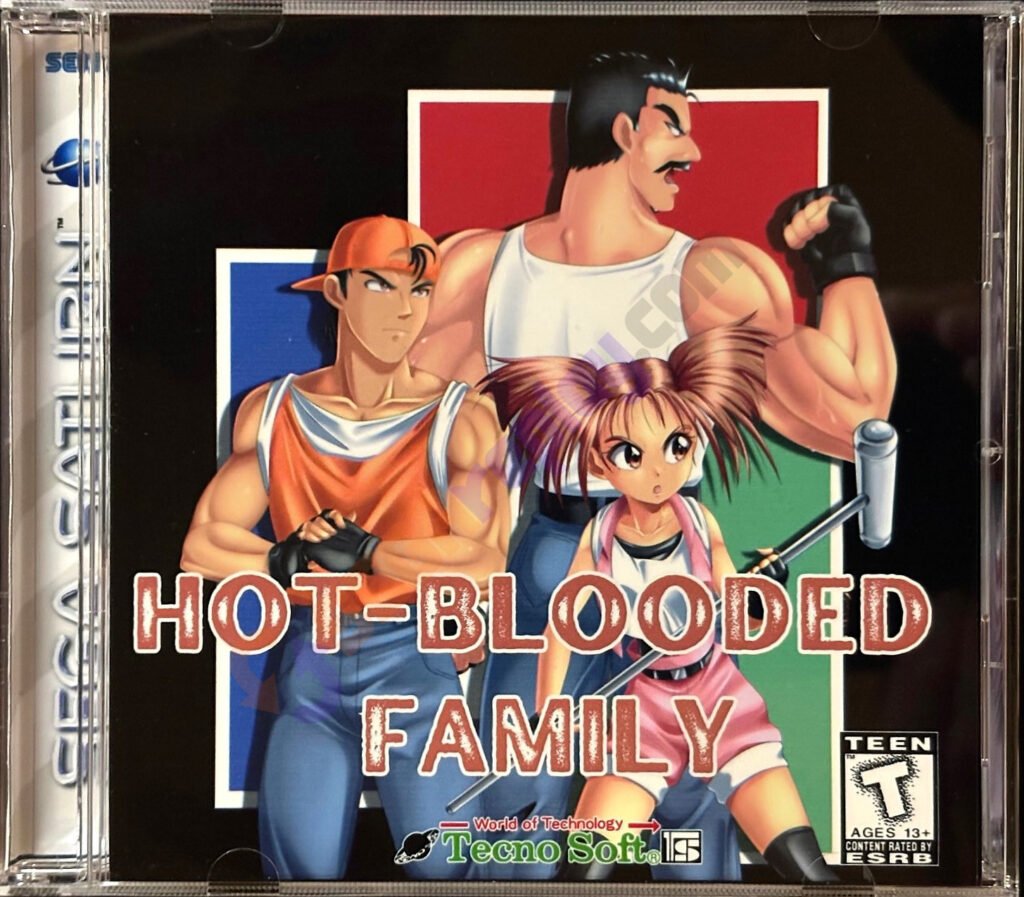 Hot-Blooded Family (Nekketsu Oyako), Custom Jewel Case (Saturn)