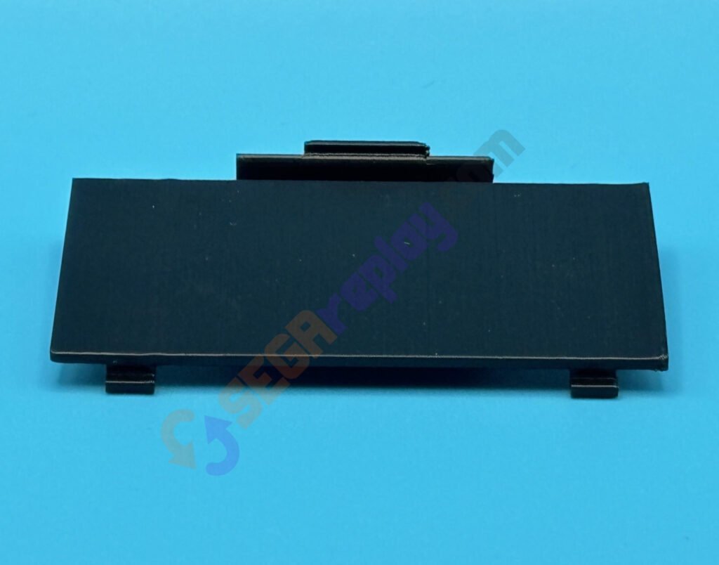 Battery Door Cover Replacement, Black (Sega Saturn)(New)