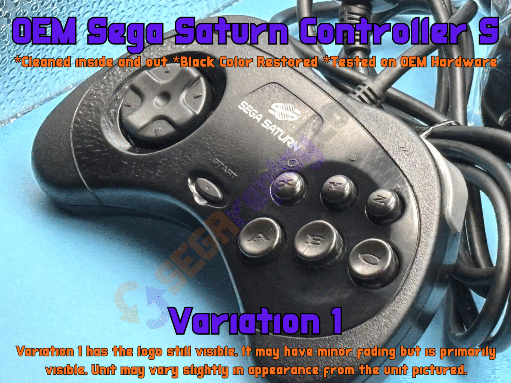 Black Controller S (OEM)(Sega Saturn) - Image 2