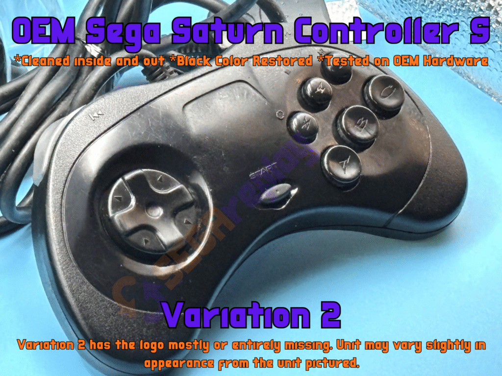 Black Controller S (OEM)(Sega Saturn) - Image 3