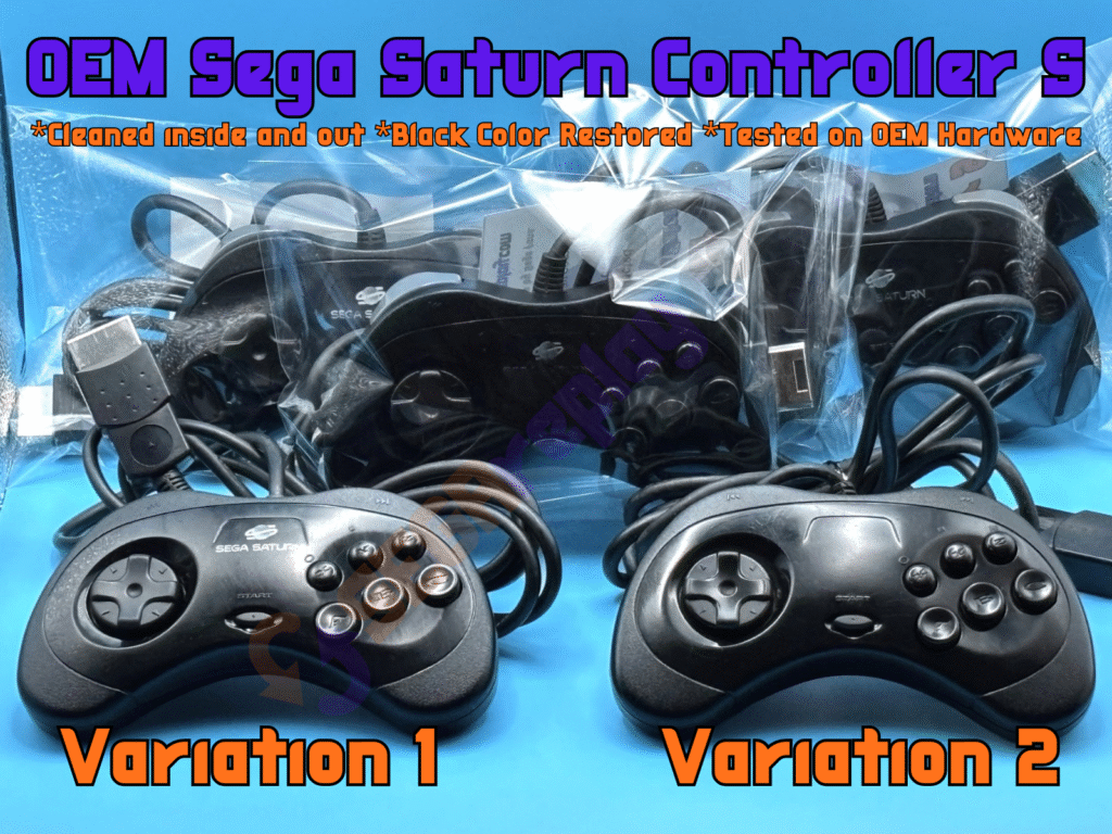 Black Controller S (OEM)(Sega Saturn)