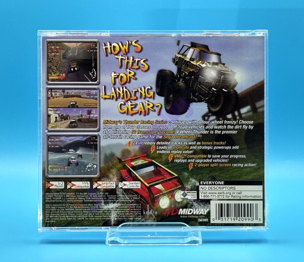 4 Wheel Thunder (CIB) (OEM) (Dreamcast) - Image 2
