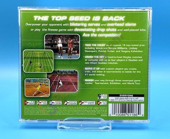 Virtua Tennis 2K2 (NEW) (CIB) (OEM) (Dreamcast) - Image 2