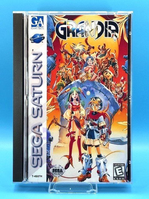 Grandia, Exclusive NTSC Longbox, English Translated Manual (Saturn)