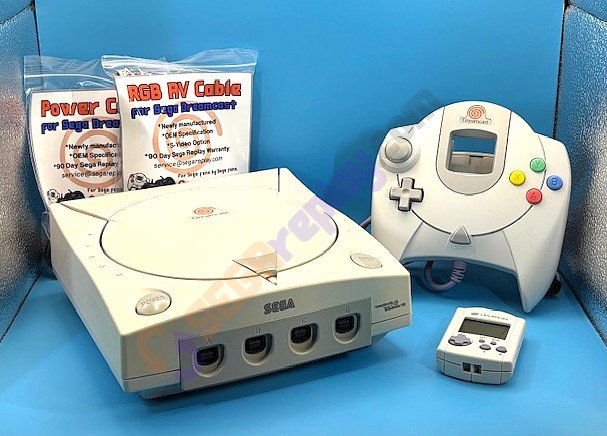 Sega Dreamcast Console Bundle Plus + Any 5 Games (Sega Dreamcast)