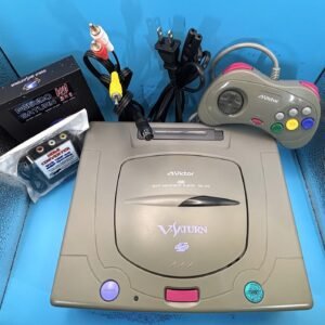 RARE! Victor V-Saturn Console with Victor Controller, NEW Pseudo Kai, all cables, HDMI Converter, PLUS any 5 Games! (Saturn)