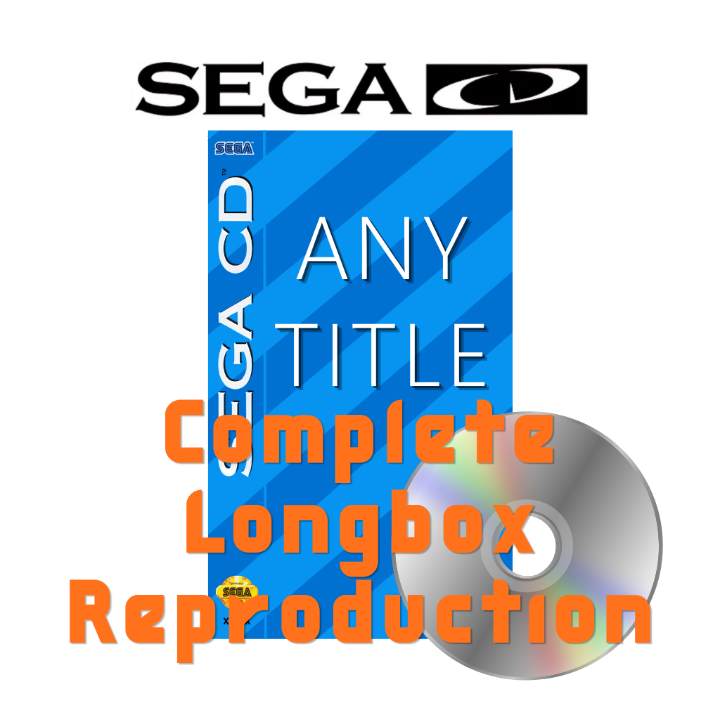 sega cd full reproduction any title (sega cd)