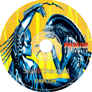 alien vs. predator aftermath disc art