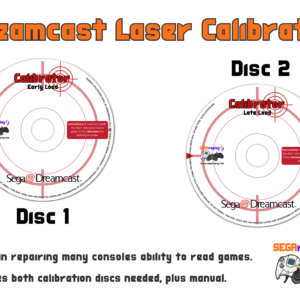 dreamcast laser calibration discs