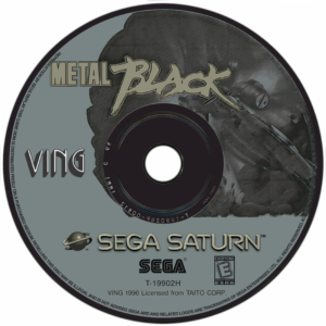 metal black disc art
