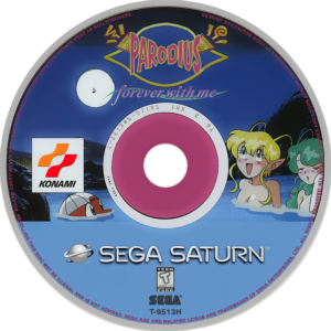 parodius forever with me disc art