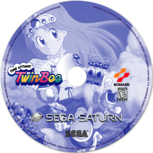twinbee time attack disc art