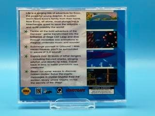 ecco the dolphin, exclusive jewel case design (sega cd)