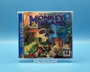 secret of monkey island, exclusive jewel case design (sega cd)