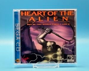 heart of the alien, exclusive jewel case design (sega cd)